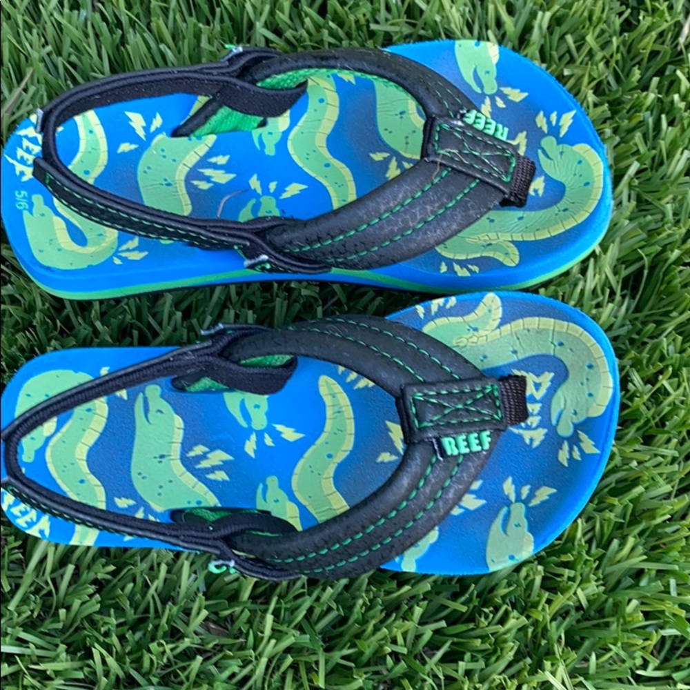 Reef boy toddler flip flops